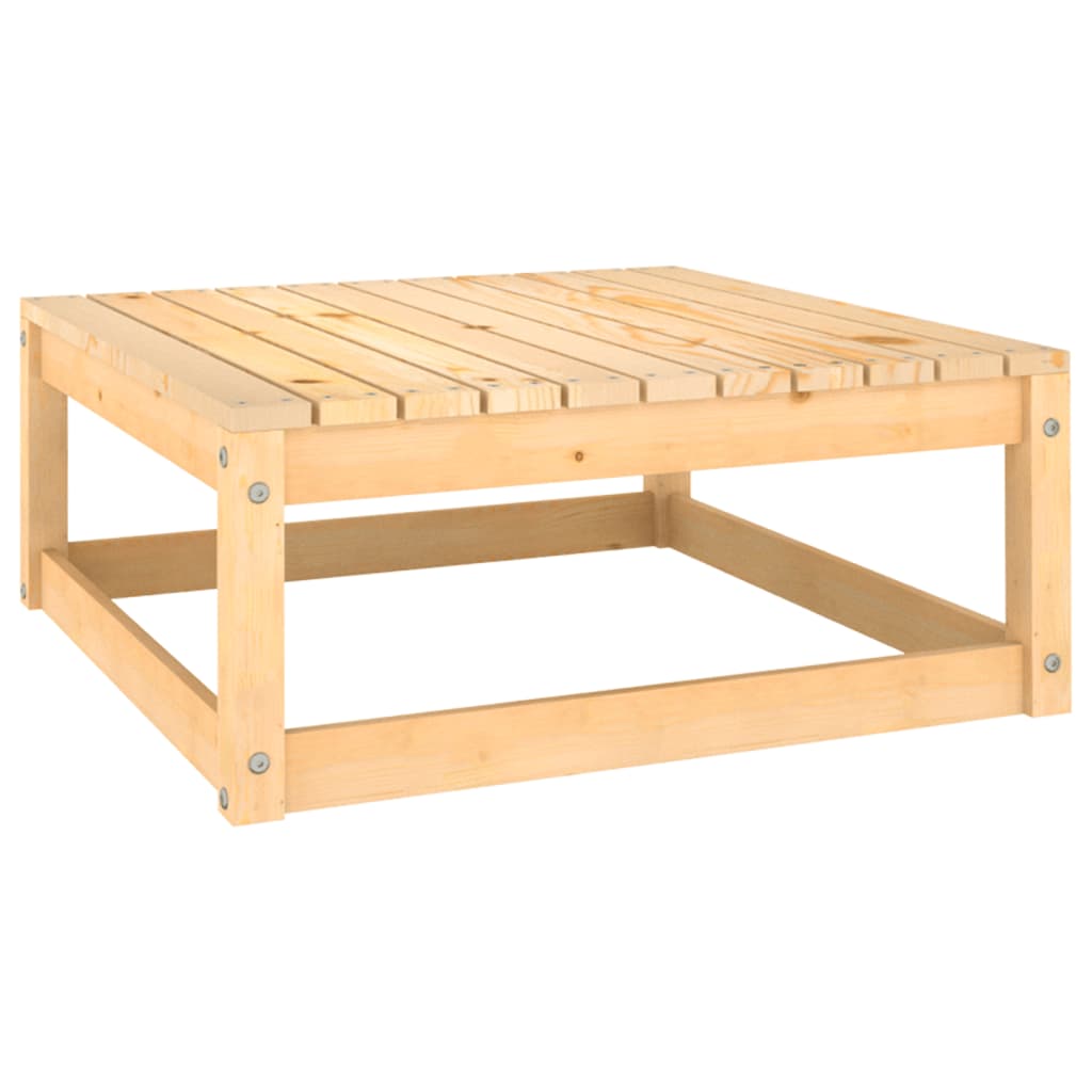 NNEVL 10 Piece Garden Lounge Set Solid Pinewood-4