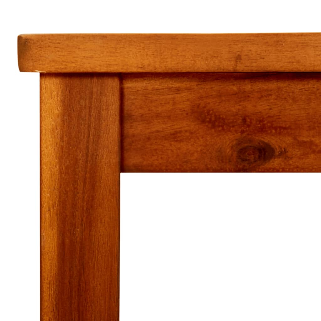 NNEVL Garden Coffee Table 85x85x45 cm Solid Acacia Wood-3
