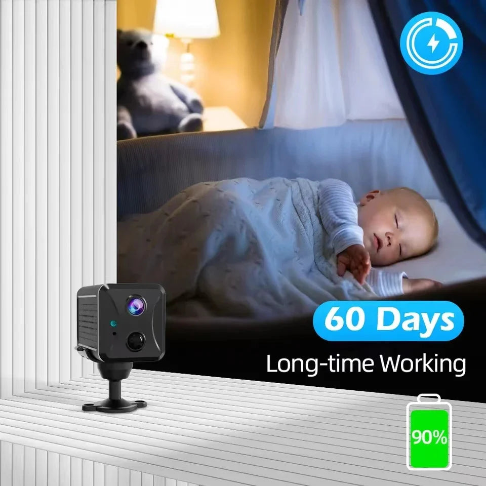 NNEOBA Mini 4G Security Camera WiFi Ultra HD CCTV-2